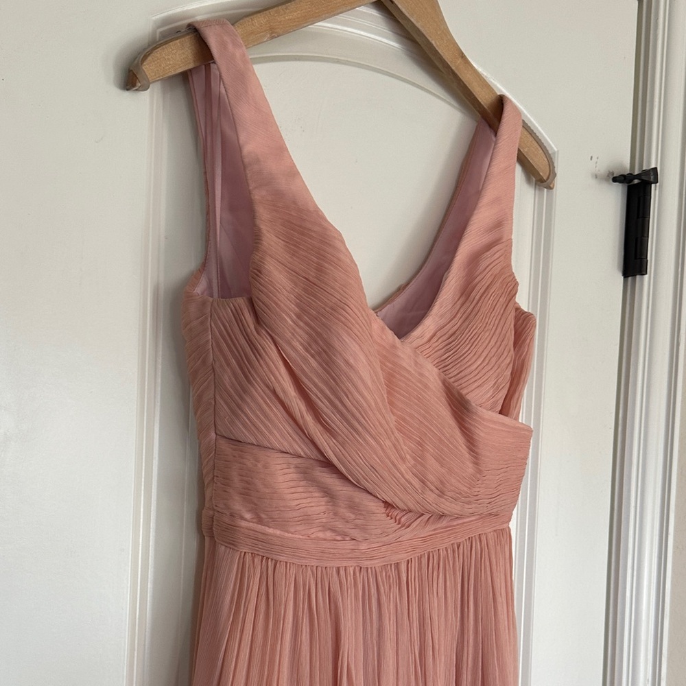Elegant J. Crew Pink Evening Gown/ bridesmaid dress.